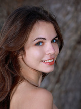 Sirena Milano Delights With Seductive Outdoor Spread Posing In Sheer Blouse photo 05
